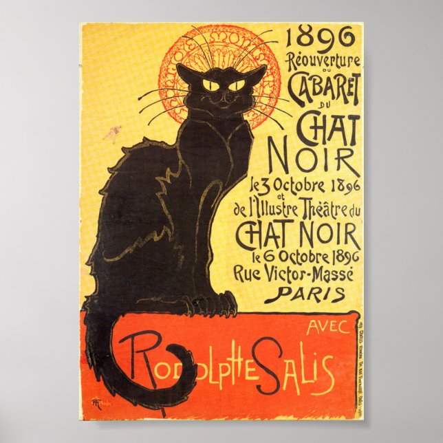 Poster Tournée du Chat Noir (Devant)