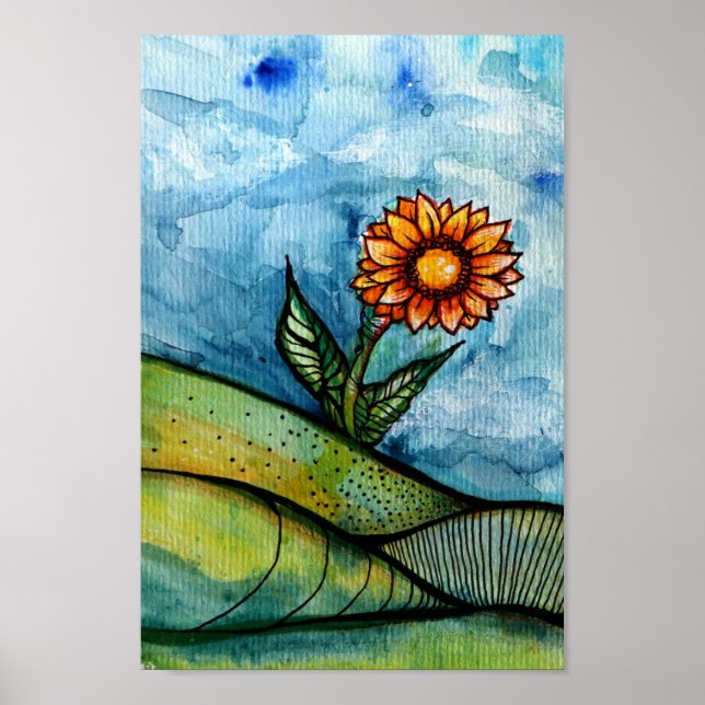 Poster Tournesol (Devant)