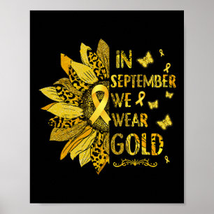 Poster Tournesol Cancer Enfance En Septembre Nous Portons