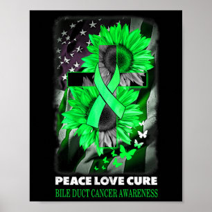 Poster Tournesol de sensibilisation au cancer des voies b