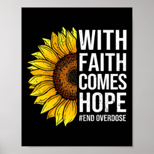 Poster Tournesol de sensibilisation au surdosage Avec la
