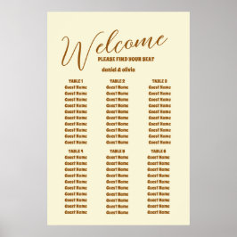 Poster Tournesol Eucalyptus Floral Mariage botanique