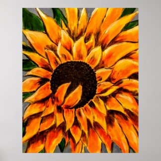 Poster Tournesol géant