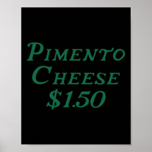 Poster Tournoi de golf amateur au fromage Pimento Anniver