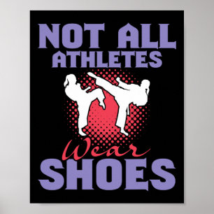 Poster Tous les athlètes ne portent pas de chaussures - K