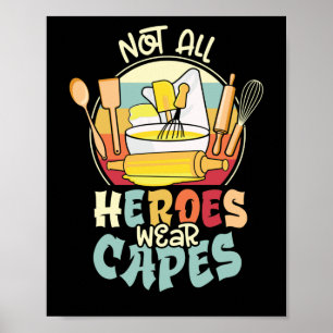 Poster Tous Les Héros Ne Portent Pas Capes Lady De Déjeun