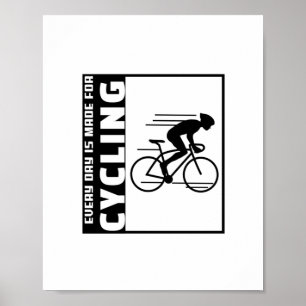 Poster Tous les jours, on fait du vélo