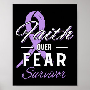 Poster Tous les survivants du cancer La foi sur la peur C