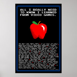 Poster Tous que je dois savoir I appris des jeux vidéo