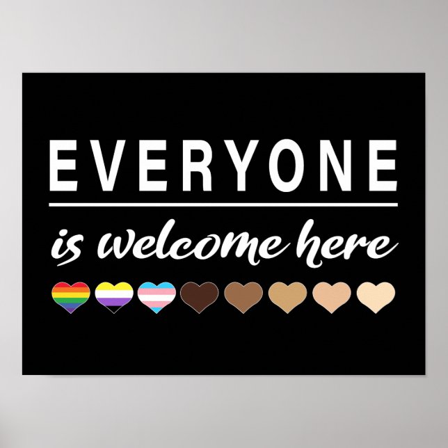 Poster Tous sont les bienvenus ici Tous sont les bienvenu (Devant)