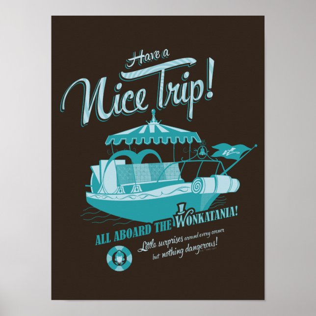 Poster Tout À Bord De La Wonkatania ! (Devant)