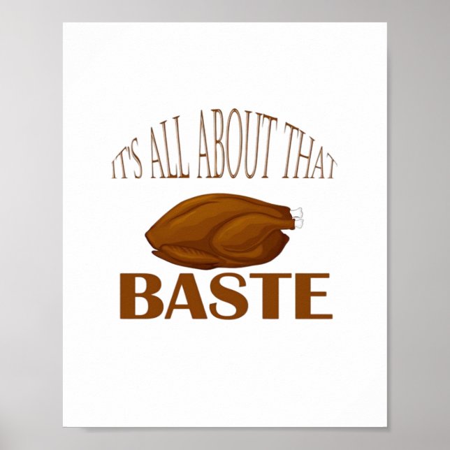 Poster Tout À Propos De Cette Citation De Style Baste (Devant)