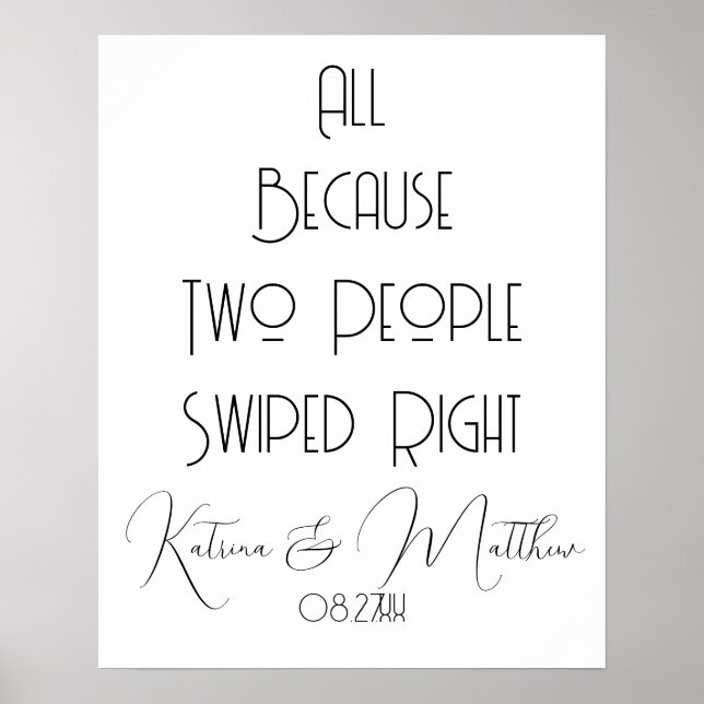 Poster Tout ça parce que deux personnes ont essuyé le mar (Devant)