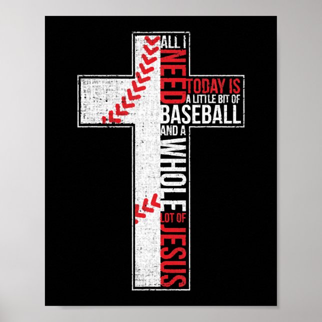 Poster Tout ce dont j'ai besoin, c'est du baseball et de  (Devant)