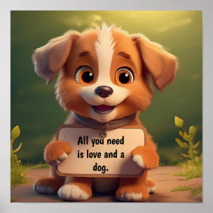 Poster Tout ce dont vous avez besoin, c'est d'amour et de