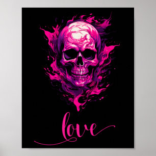 Poster Tout ce dont vous avez besoin est d'amour violet e