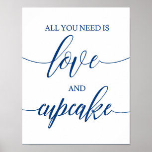 Poster Tout ce dont vous avez besoin est Love Mariage Sig