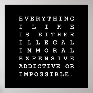 Poster Tout ce que j'aime