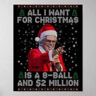Poster Tout ce que je veux pour Noël 8 Ball et 2 millions