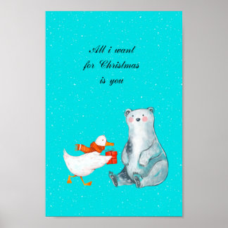 Poster Tout ce que je veux pour Noël, c'est toi