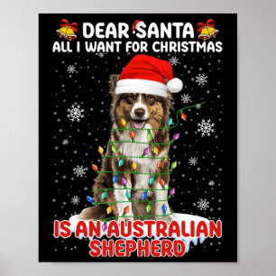 Poster Tout Ce Que Je Veux Pour Noël Est Le Berger Austra