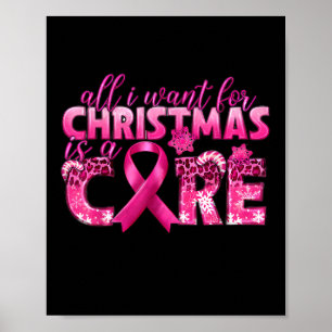 Poster Tout Ce Que Je Veux Pour Noël Est Un Cancer Du Sei