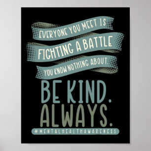 Poster Tout Ce Que Vous Rencontrez Combat Un Combat Menta