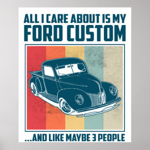 Poster Tout ce qui compte pour moi est ma Pontiac Gto et 