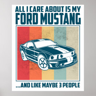Poster Tout ce qui m'importe est ma Pontiac Gto et comme 