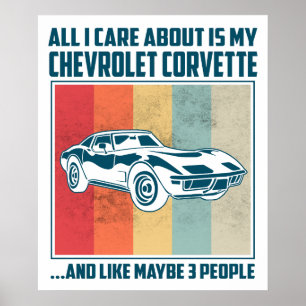 Poster Tout ce qui m'importe est ma Pontiac Gto et comme 