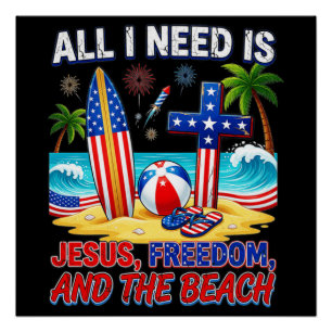 POSTER TOUT CE QU'IL ME FAUT C'EST JÉSUS