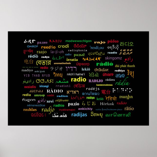 Poster Tout comme vous le dites, c'est la radio (Devant)