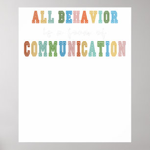 Poster tout comportement est une forme de communication