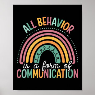 Poster Tout comportement est une forme de communication S