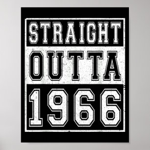 Poster Tout droit sorti de 1966, naissance classique de l