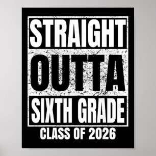 Poster Tout droit sorti de la sixième classe Cl 2026 6e a