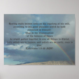 Poster Tout en Christ