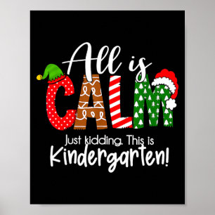 Poster Tout est calme, blague à part, c'est Noël de mater