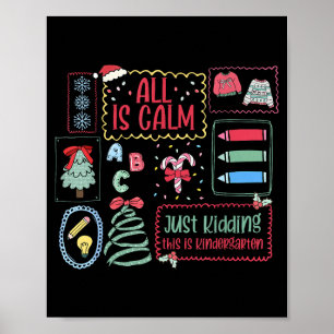 Poster Tout est calme, je plaisante, c'est la maternelle