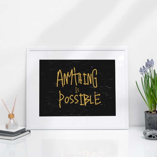 Poster Tout est possible (Anything Is Possible)