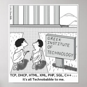 Poster Tout est Technobabble pour moi