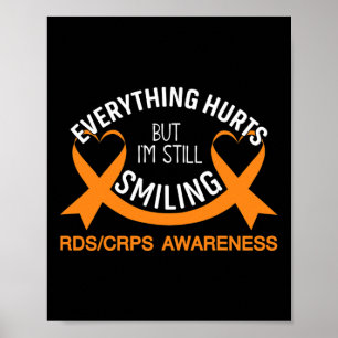 Poster Tout fait mal Je suis toujours souriant Rsd Crps A