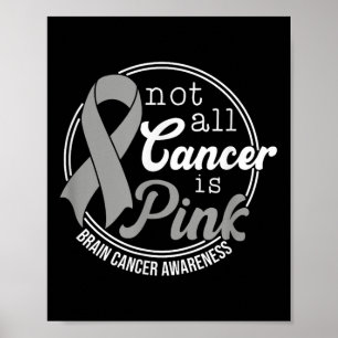 Poster Tout le cancer n'est pas rose, le cancer du cervea