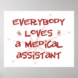 Poster Tout Le Monde Aime Un Assistant Médicale