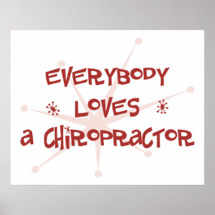 Poster Tout Le Monde Aime Un Chiropraticien