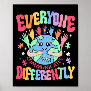 Poster Tout Le Monde Communique Différents Enseignant De
