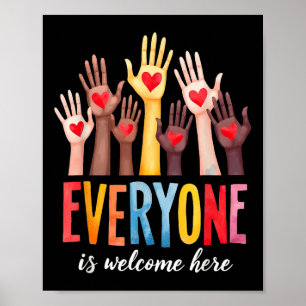 Poster Tout Le Monde Est Bienvenue Ici Égalité Idaho Ense