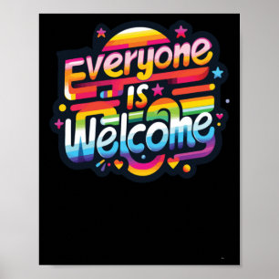 Poster Tout le monde est Welcome Sticker1