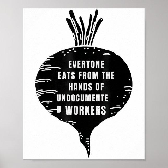 Poster Tout Le Monde Mange Des Mains Des Travailleurs San (Devant)