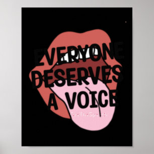 Poster Tout Le Monde Mérite Un Sticker Voix